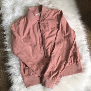 Mauve bomber jacket